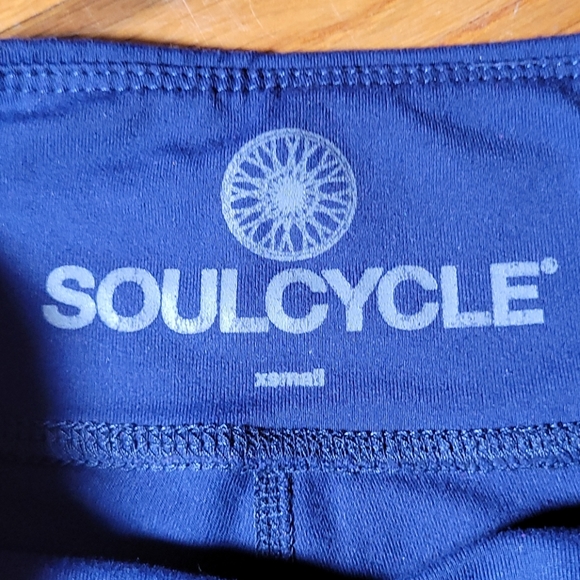 Soulcycle spell out grau blue cropped leggings xs - Picture 4 of 13